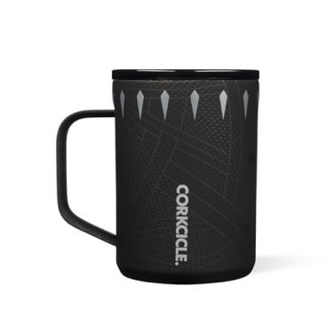 Imagem de Corkcicle Caneca de café clássica - aço inoxidável com isolamento triplo para viagens - tampa à prova de estilhaçamento - mantém a bebida quente por mais de 3 horas - Presente de caneca de Natal