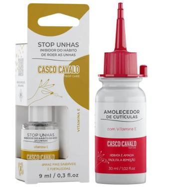 Imagem de Kit 1 Stop Unhas 9ml + 1 Amolecedor De Cutículas 30ml Casco Cavalo - A