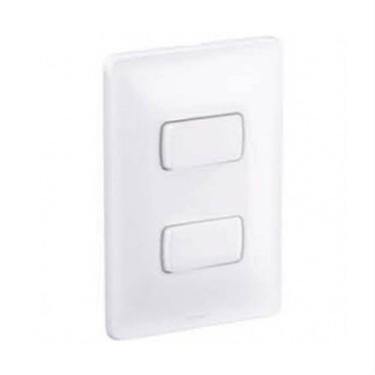 Imagem de 2 Interruptores Paralelos 4x2 10A 250V Zeffia - 680106 - PIAL