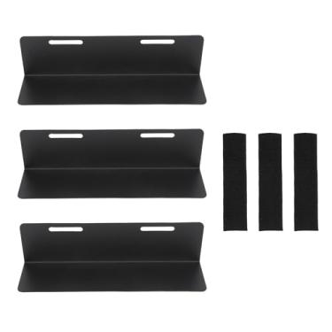 Imagem de AUNMAS 3pcs Carro de Porta -malas Organizador Bloqueia Acessórios de Carro Divisores de Tronco de Mercearia Divisores de Armazenamento Multiuso Com Fixadores de Gancho e para Sedãs