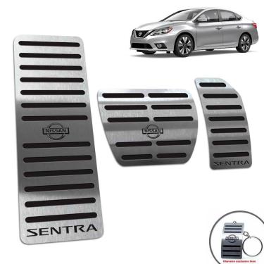 Imagem de Descanso + Pedaleira Nissan Sentra 2017 a 2020 Preto