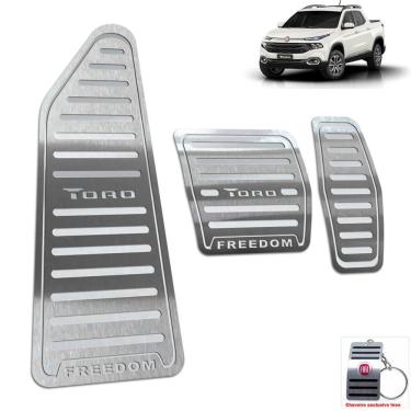 Imagem de Descanso + Pedaleira Aut Toro Freedom 2016 a 2021 Prata