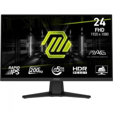 Imagem de Monitor Gamer MSI MAG 244F, 24 Pol, Full HD, Rapid IPS, 0.5ms, 200Hz, 
