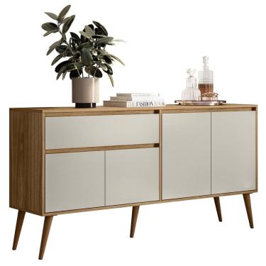 Imagem de Aparador Buffet 160 cm 4 Portas RA2550 Nature Off White PLLA