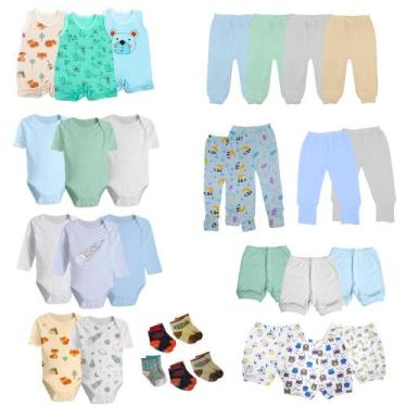 Imagem de Kit Enxoval Completo 30 Peças Roupa de Bebê Maternidade Menino - Koala