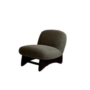 Imagem de URGDWEKJY Sofá cadeira, nórdico, moderno, cordeiro, veludo, sofá único, estilo chinês simples, casa, quarto, estudo, sofá, cadeira, escritório, encosto, sofá, sala de estar (B)