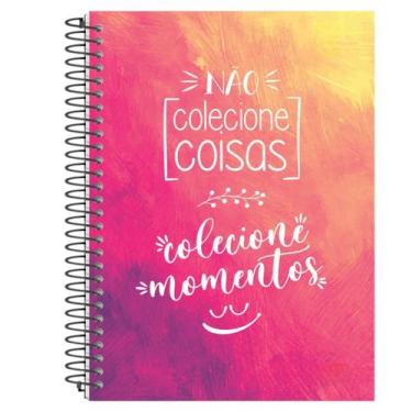 Imagem de Caderno Capa Dura 15 Matérias 240 Folhas Happy Life 1 Un - PanAmerican