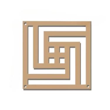 Imagem de Kit Placas Decorativas Cobogó Divisória de Ambiente 3D em MDF 3mm (20,03)