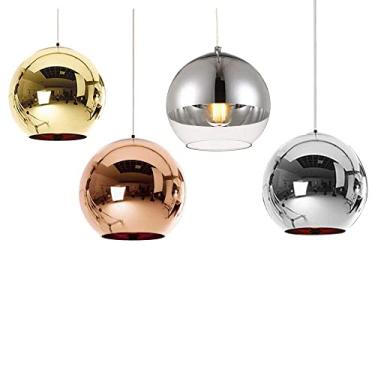 Imagem de BUUQSGKV Luz pendente de vidro colorido lâmpada de vidro moderna lustres modernos luz pendurada fast food restaurantes escritório barra de luz cafeteria decoração lustres