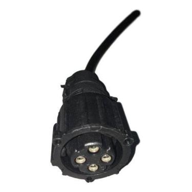 Imagem de Chicote Tomada Para Sensor Tacógrafo 4 Pinos Redondos 1Metro - BS, Pre