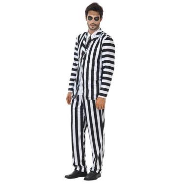 Imagem de Fantasia Beetlejuice Adulto Halloween - Sulamericana, UNICA, P