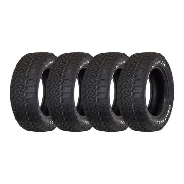 Imagem de Kit 4 Pneus Sunset Aro 18 265/65R18 All-Terrain T/A Letras Brancas 10 Lonas 122/119R