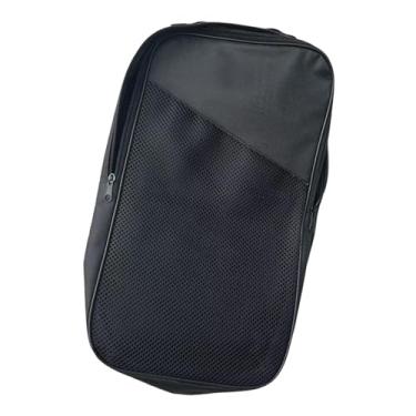 Imagem de UGPLM Bolsa de armazenamento para pickleball, com zíper, para raquetes, tênis de mesa, capa para viagem, treinamento interno, esportes, Preto