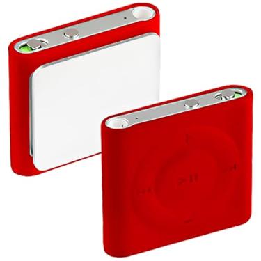 Imagem de Capa protetora de silicone macio para iPod Shuffle 4ª geração 4G 6ª 7ª geração (vermelha)