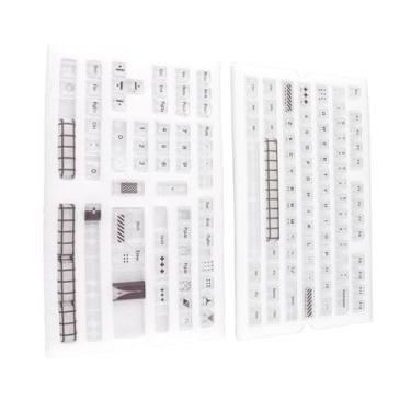 Imagem de Acouto 145 Teclas Transparentes Kca Keycaps para Teclados Mecânicos de Cereja Com Extrator de Chave Universal Conjunto Diy