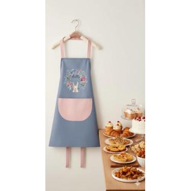 Imagem de Avental de Cozinha com Bolso Frontal 65x70cm Estampas Criativas Decora