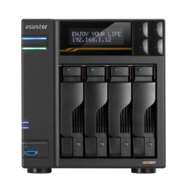 Imagem de Storage Asustor Lockerstor 4 Gen3 4 Baias 16GB DDR5 S. HD AS6804T