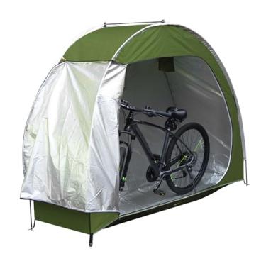 Imagem de TOPINCN Barraca Portátil para Armazenamento de Bicicletas, Tecido Oxford à Prova de água 210D, Cobertura de Armazenamento Ao Ar Livre, Tenda de para Motocicleta, (DO Verde)