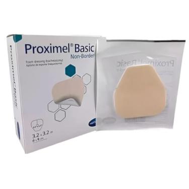 Imagem de Proximel Basic Non-border Traqueostomia 8x8cm - Caixa com 10 unidades