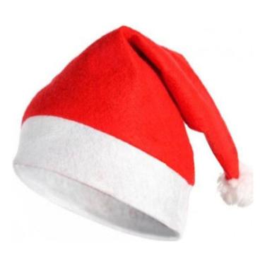 Imagem de Gorro de Papai Noel Mamãe Noel Vermelho Natal