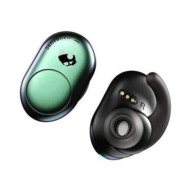 Imagem de Skullcandy Push True Fone de ouvido intra-auricular sem fio – azul-petróleo psicotropical