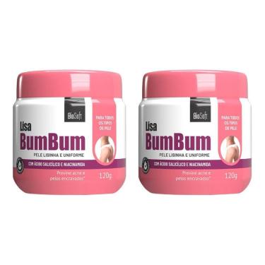 Imagem de Creme Para Espinhas No Bumbum Fórmula Tratamento Lisa Kit 2X