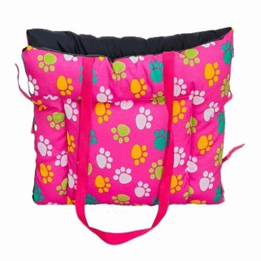 Imagem de Pet Colchonete 2 em 1 Hanna, Bolsa Impermeável com Estampa,80 x 50 cm, para Cães Pequenos (Pink)