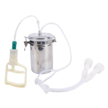 Imagem de Máquina de Ordenha Manual 2000ml Máquina de Ordenha de Vaca que Economiza Esforço Bomba de Vácuo Manual de Vaca Kit de Ordenha Portátil para Fazenda de Planta de Leite