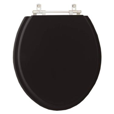 Imagem de Tampa de Privada Poliéster Fiori Preto para Louça Fiori 6lpf