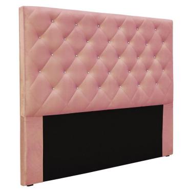 Imagem de Cabeceira Casal 1,40m Tânia Veludo Rosa