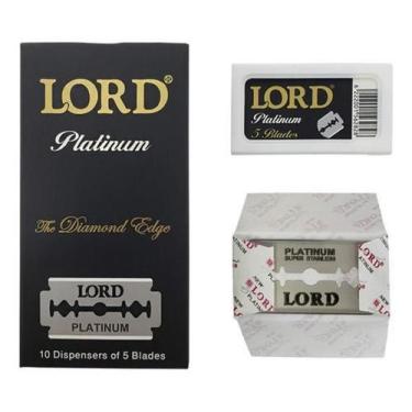 Imagem de Kit 150 Laminas De Barbear Lord Diamond Edge - Lb-005