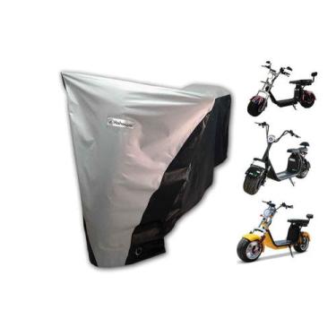 Imagem de Capa Protetora Moto Scooter Elétrica Colorida forrada - Kahawai Capas 