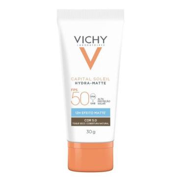 Imagem de Protetor Solar Vichy Capital Soleil Hydra Matte Cor 5.0 FPS50 30g