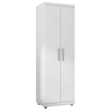 Imagem de Armario Multiuso 2 Portas 190x60 Cm Sabrina Branco Reajl Moveis Branco