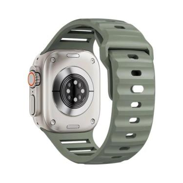 Imagem de Pulseira De Silicone Esportiva Para Apple Watch De 45mm, 44mm, 49mm, 4