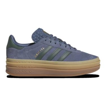 Imagem de adidas Tênis de corrida feminino Gazelle, Prloin/Minergree/Goldmt, 38