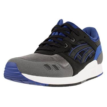 Imagem de ASICS Tiger Gel Lyte III GS Tênis de corrida retrô (criança grande), Preto/preto, 19