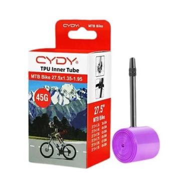 Imagem de Câmara De Ar Para Bicicleta MTB 26 27.5, Material TPU 43g, Pneu De Bic