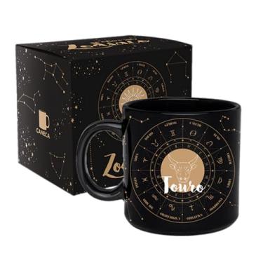 Imagem de Caneca de Porcelana Zodíaco Touro | Presente Astrológico 270ml | Signo do Touro para Café e Chá