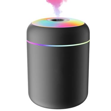 Imagem de Humidificadores de Dormitório,Com Luz E Alimentação USB Para Névoa Purificadora - Umidificador 180mL para Quarto - para Casa Sala de Estar Escritório Sala Infantil Banheiro e