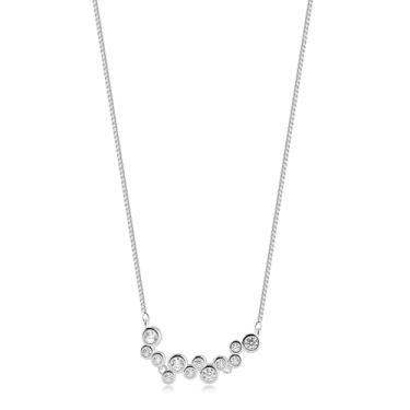 Imagem de Gargantilha Canga Pontos De Luz Zircônias Em Prata 925