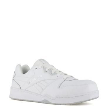 Imagem de Reebok Tênis feminino Rb160 Bb4500 Safety Toe Low Cut Work Preto, Branco, 9.5 Wide