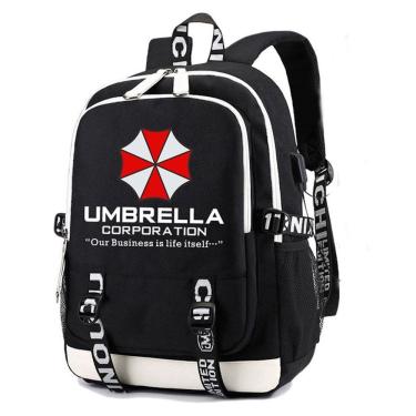 Imagem de Mochila Resident Evil Umbrella Corporation Anime Oxford