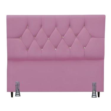 Imagem de Cabeceira Para Cama Box King 195 Cm Celina Com Frame Suede Rosa