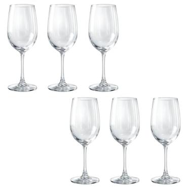 Imagem de Jogo de Taças de Vidro Água Vinho 440ml 6pcs Kristalli