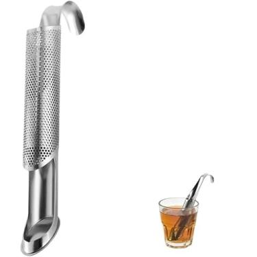 Imagem de Difusor de chá de aço inoxidável 304, infusor de folhas soltas, infusores de chá portáteis para escritório e casa, especiarias, temperos (1 peça)
