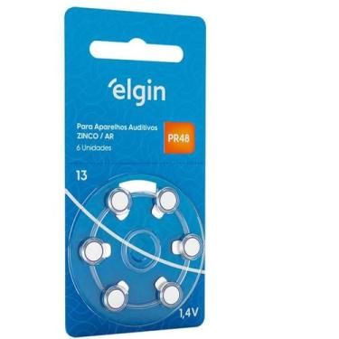 Imagem de Bateria Pilha para Aparelho Auditivo 13 pr48 1,4v 6un ELGIN