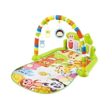 Imagem de Tapete De Atividades Para Bebês Recém-Nascidos Com Rack De Ginástica, 