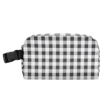 Imagem de TSENQUE Toalha de mesa cinza monocromática personalizada lancheira para trabalho, mulheres, meninas, lancheira isolada para meninos e crianças, linda lancheira floral macia para crianças pequenas