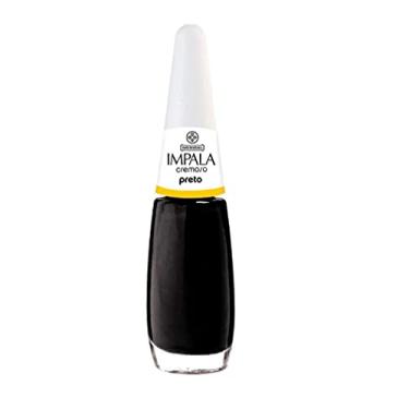 Imagem de Esmalte Impala Cremoso Preto Com6, Impala